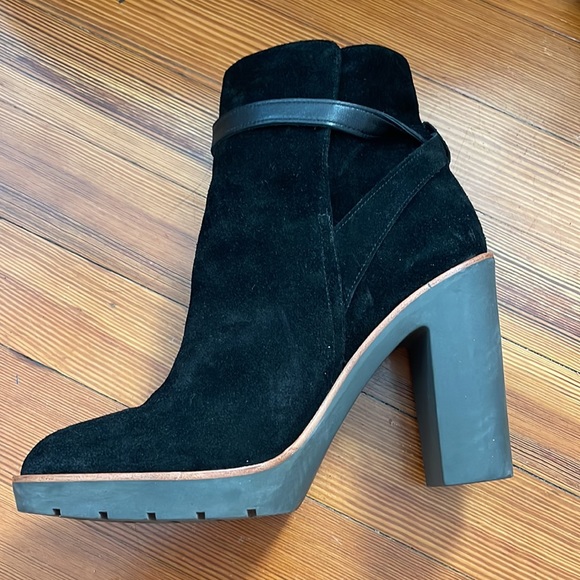 Kate Spade Black Velvet Ankle Booties.- Never Worn - Size 9.5 - Picture 8 of 10